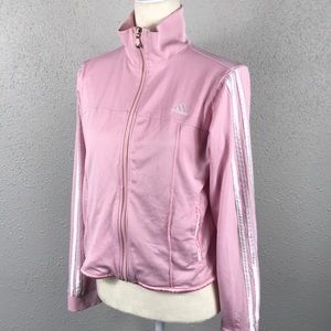Vintage pink Adidas track jacket
